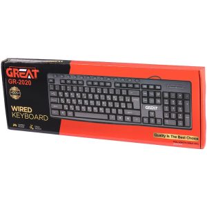 کیبورد سیم دار گریت مدل GR-202